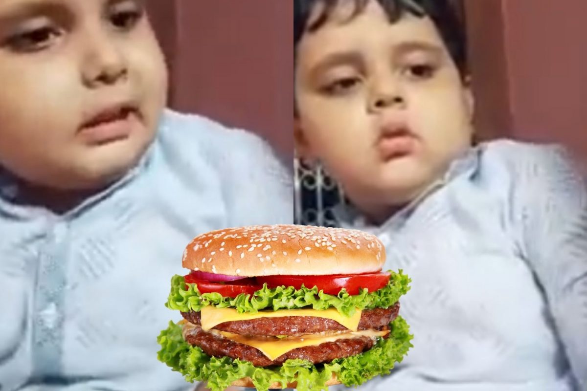 Baby Hamburger Viral Video Twitter